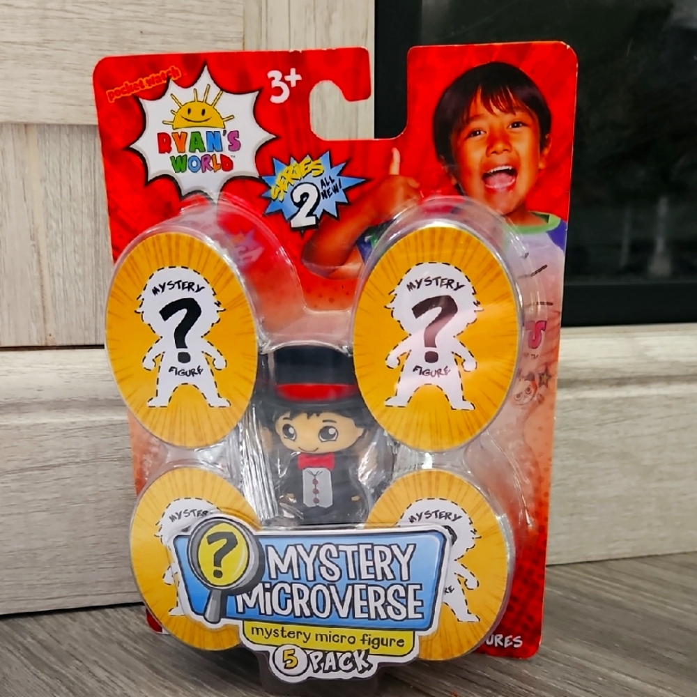 Ryans World 5 Pack Mystery Microverse Figures - Brand New